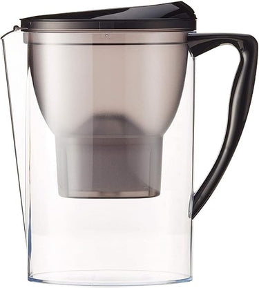 Amazon Basics Jarra de filtrado de agua (2,3 L) - Negro